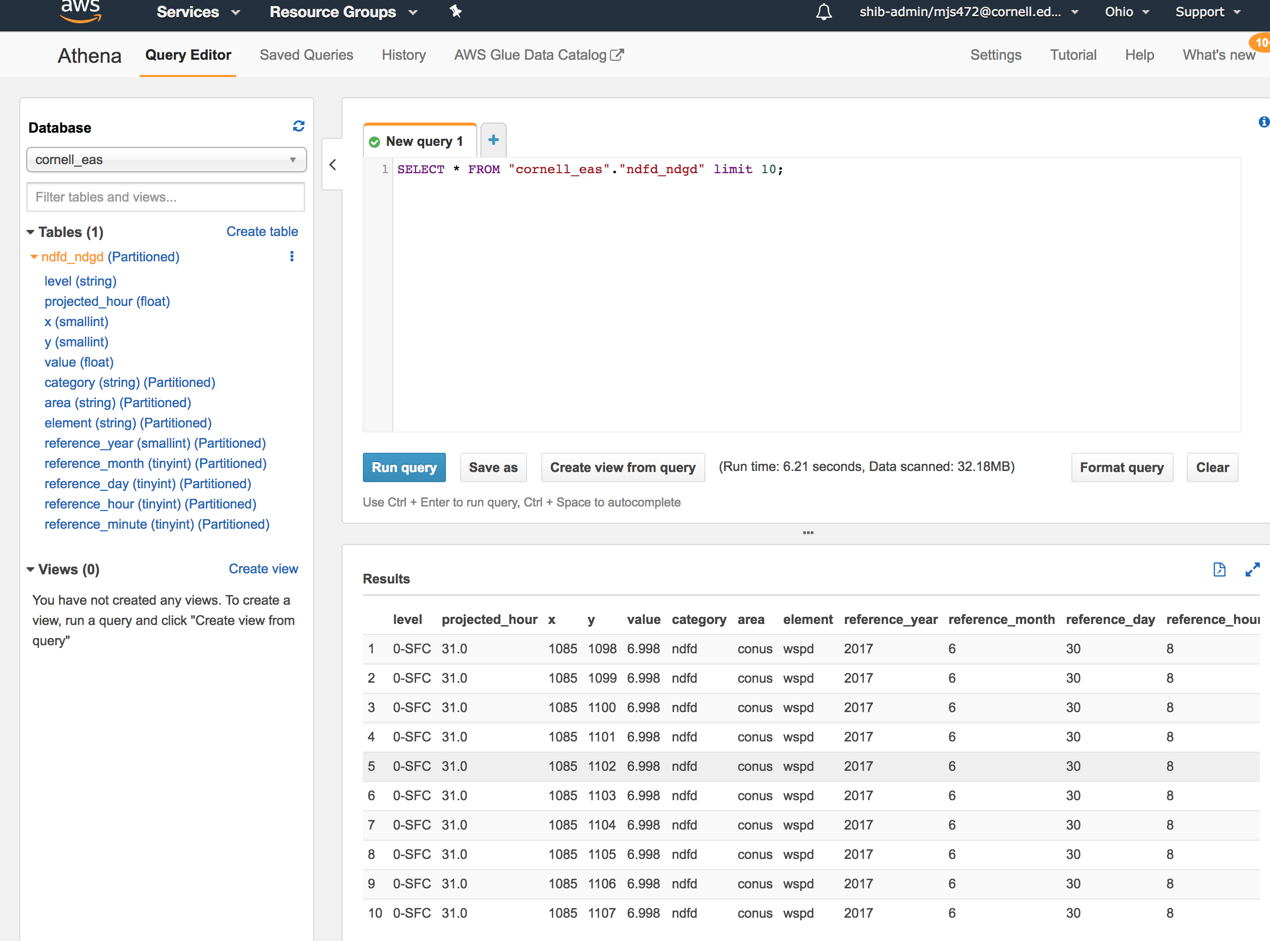 Preview data lake with Amazon Athena